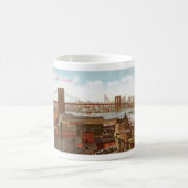 New York von Brooklyn Kaffeetasse (Mittel)
