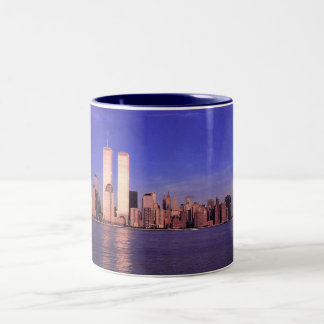 New York, Vor-Angriffe Zweifarbige Tasse