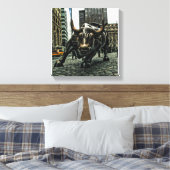 New York Wall Street Bull zur Leinwand (Insitu (Schlafzimmer))