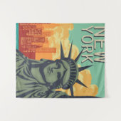 New York Wandteppich (Vorderseite (Horizontal))