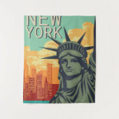 New York Wandteppich (Vorderseite)