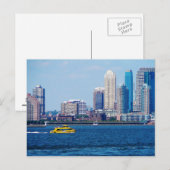 New York Wassertaxi Postkarte (Vorne/Hinten)