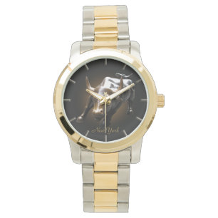 New York Watch New York Bull Souvenir Wristwatch Armbanduhr
