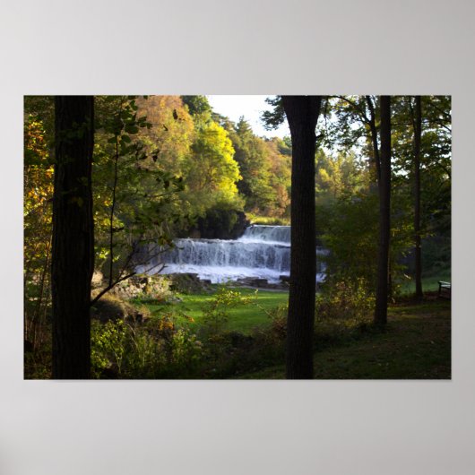 New York Waterfall Foto Poster (Vorne)