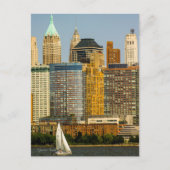 New York Waterfront Postkarte (Vorderseite)