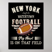 New York Watertown American Football Poster (Vorne)