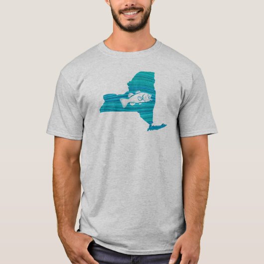 New York Wave Fishing T-Shirt (Vorderseite)