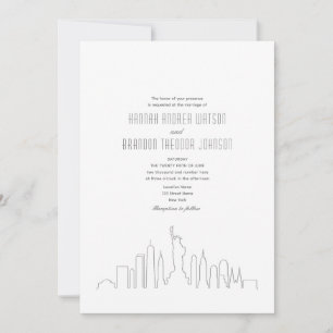 New York Wedding Einladung