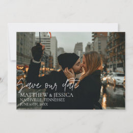 New York Wedding Foto Save the Date