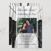 New York Wedding NYC Brooklyn Bridge Einladung (Vorne/Hinten)