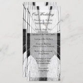 New York Wedding NYC Brooklyn Bridge Programm (Vorne/Hinten)