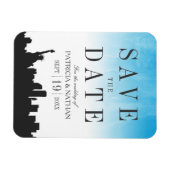 New York Wedding Save the Date Magnet (Horizontal)