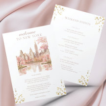 New York Wedding Welcome Letter & Tour