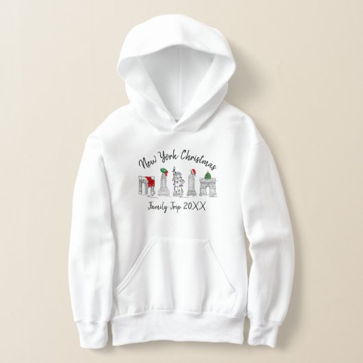 New York Weihnachten NYC Familienurlaub Hoodie (Ablage )
