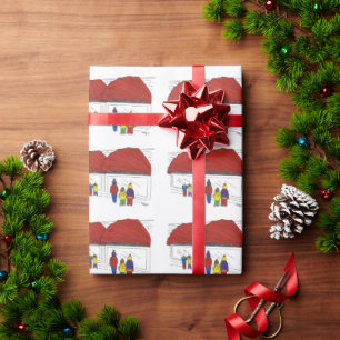 New York Weihnachtsfenster Shopping NYC Holiday Geschenkpapier