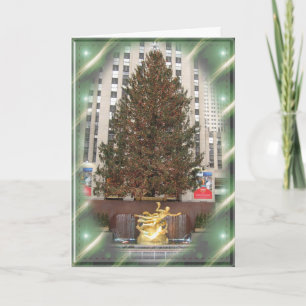 New York Weihnachtskarte Feiertagskarte