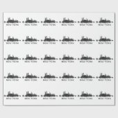 New York whit Skyline v07 Geschenkpapier (Flach)