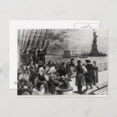 New York - Willkommen im Land der Freiheit Postkarte (Vorne/Hinten)