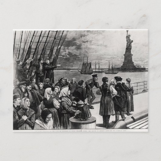 New York - Willkommen im Land der Freiheit Postkarte (Vorderseite)