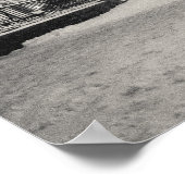 New York Winter - Snowy Night - Bryant Park Poster (Ecke)