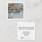 New York Wir haben eine neue Adresskarte verschobe Begleitkarte (Vorne/Hinten)