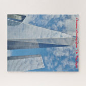 New York Wolkenkratzer.Weihnachtsgrüße Puzzle (Horizontal)