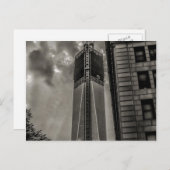 New York World Trade Center Freedom Tower Postkarte (Vorne/Hinten)