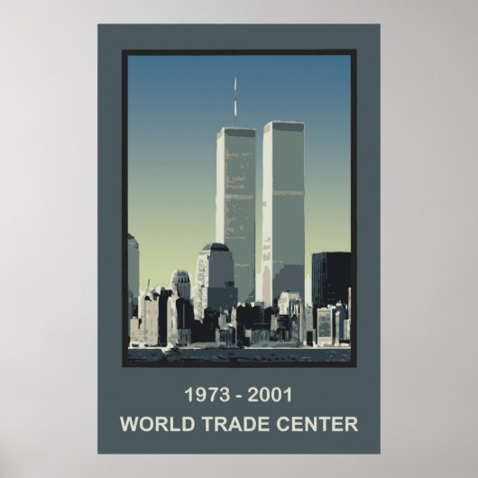 New York World Trade Center Poster (Vorne)
