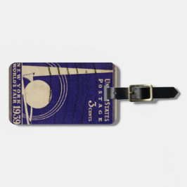 New York World's Fair 1939 Gepäckanhänger