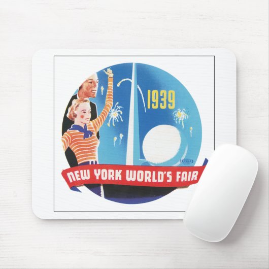 New York World's Fair 1939 Mousepad (Mit Mouse)