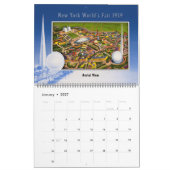 New York World's Fair 1939 Postcard Calendar Kalender (Jan 2027)