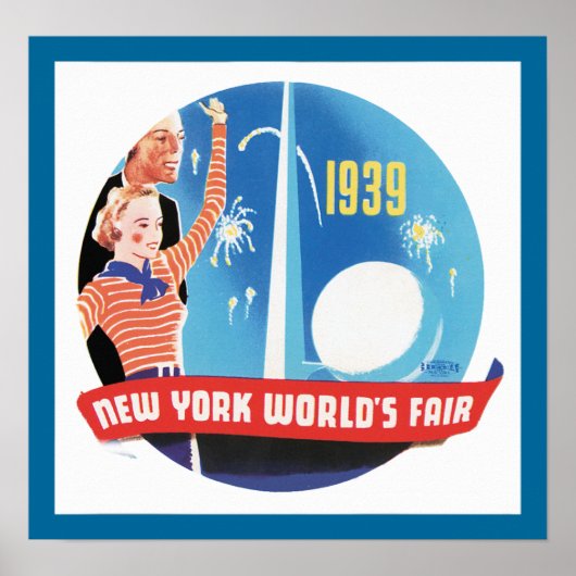 New York World's Fair 1939 Poster (Vorne)