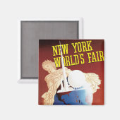 New York World's Fair (Globe) Magnet (Vorderseite/Rückseite)