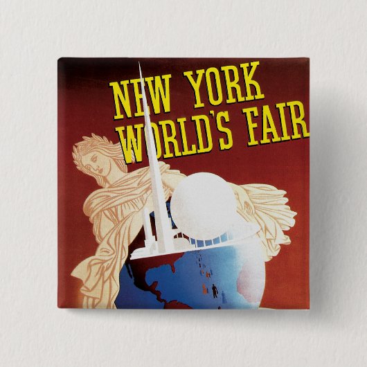 New York World's Fair (Globus) Button (Vorderseite)
