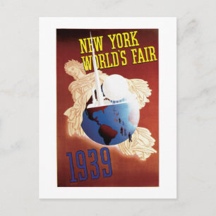 New York World's Fair (Globus) Postkarte