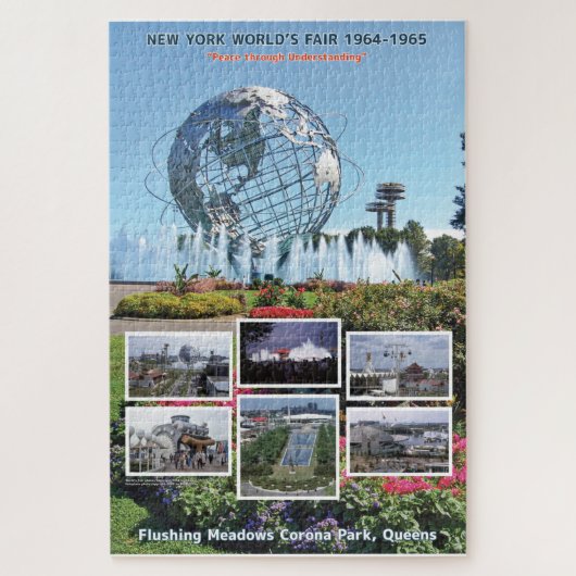 New York World's Fair Puzzle (mit Buchstaben) (Vertikal)