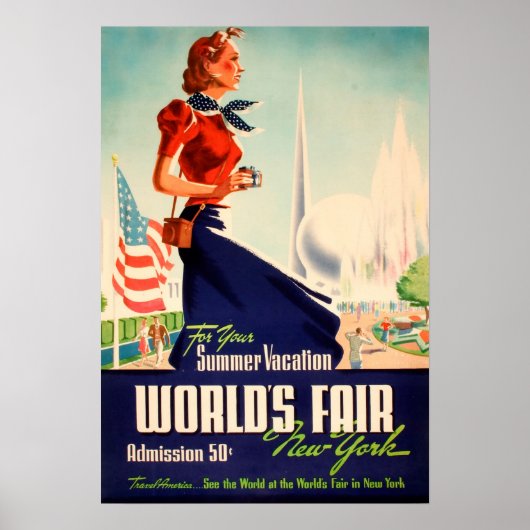 New York World's Fair Vintage Poster (Vorne)