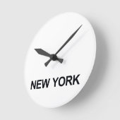 NEW YORK WORLDWIR TIMEZONE CLOCK SET RUNDE WANDUHR (Winkel)