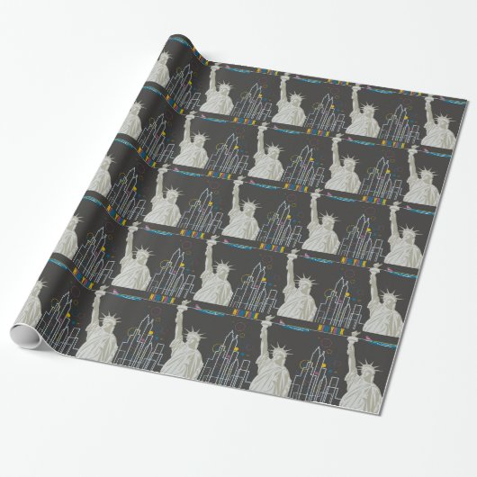 New York Wrapping Paper Geschenkpapier (Ungerollt)