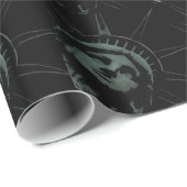 New York Wrapping Paper Statue of Liberty Paper Geschenkpapier (Rolleneckpunkt)