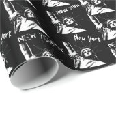 New York Wrapping Paper Statue of Liberty Paper Geschenkpapier (Rolleneckpunkt)