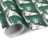 New York Wrapping Paper Statue of Liberty Paper Geschenkpapier (Rolleneckpunkt)