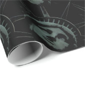 New York Wrapping Paper Statue of Liberty Paper Geschenkpapier (Rolleneckpunkt)
