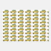 New York Yellow Cab Taxi Weihnachtsgeschenke Geschenkpapier Set (Vorderseite 2)