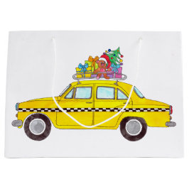 New York Yellow Cab Taxi Weihnachtsgeschenke Große Geschenktüte