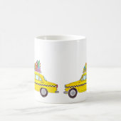 New York Yellow Cab Taxi Weihnachtsgeschenke Kaffeetasse (Mittel)