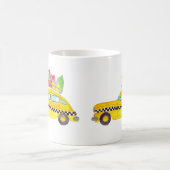 New York Yellow Cab Taxi Weihnachtsgeschenke Kaffeetasse (Mittel)