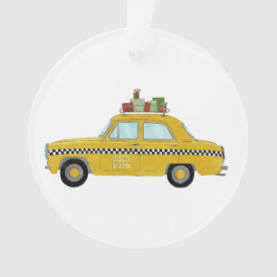 New York Yellow Cab Taxi Weihnachtsgeschenke Ornament