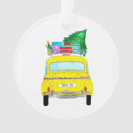 New York Yellow Cab Taxi Weihnachtsgeschenke Ornament