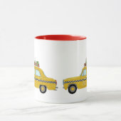 New York Yellow Cab Taxi Weihnachtsgeschenke Tasse (Zentrum)